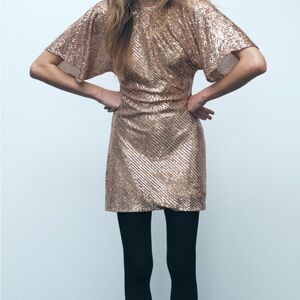 Zara Sequin Mini Dress